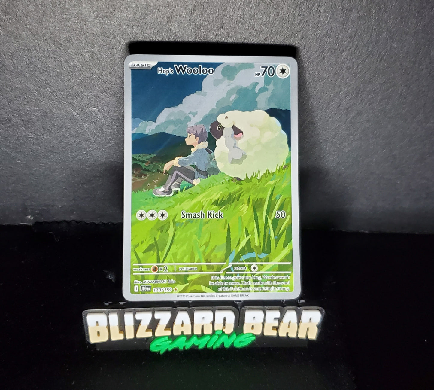 Pokemon Hop's Wooloo - Illustration Rare (IR) - SV09: Journey Together #170/159 NM