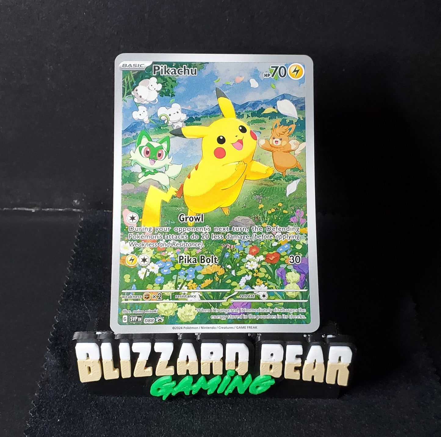 Pokemon Pikachu Promo - SV Black Star Promos #88 NM