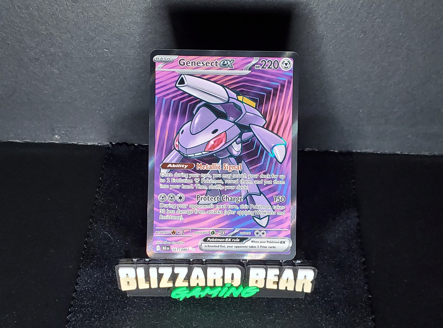 Pokemon Genesect ex Secret Rare - Black Bolt #161 NM