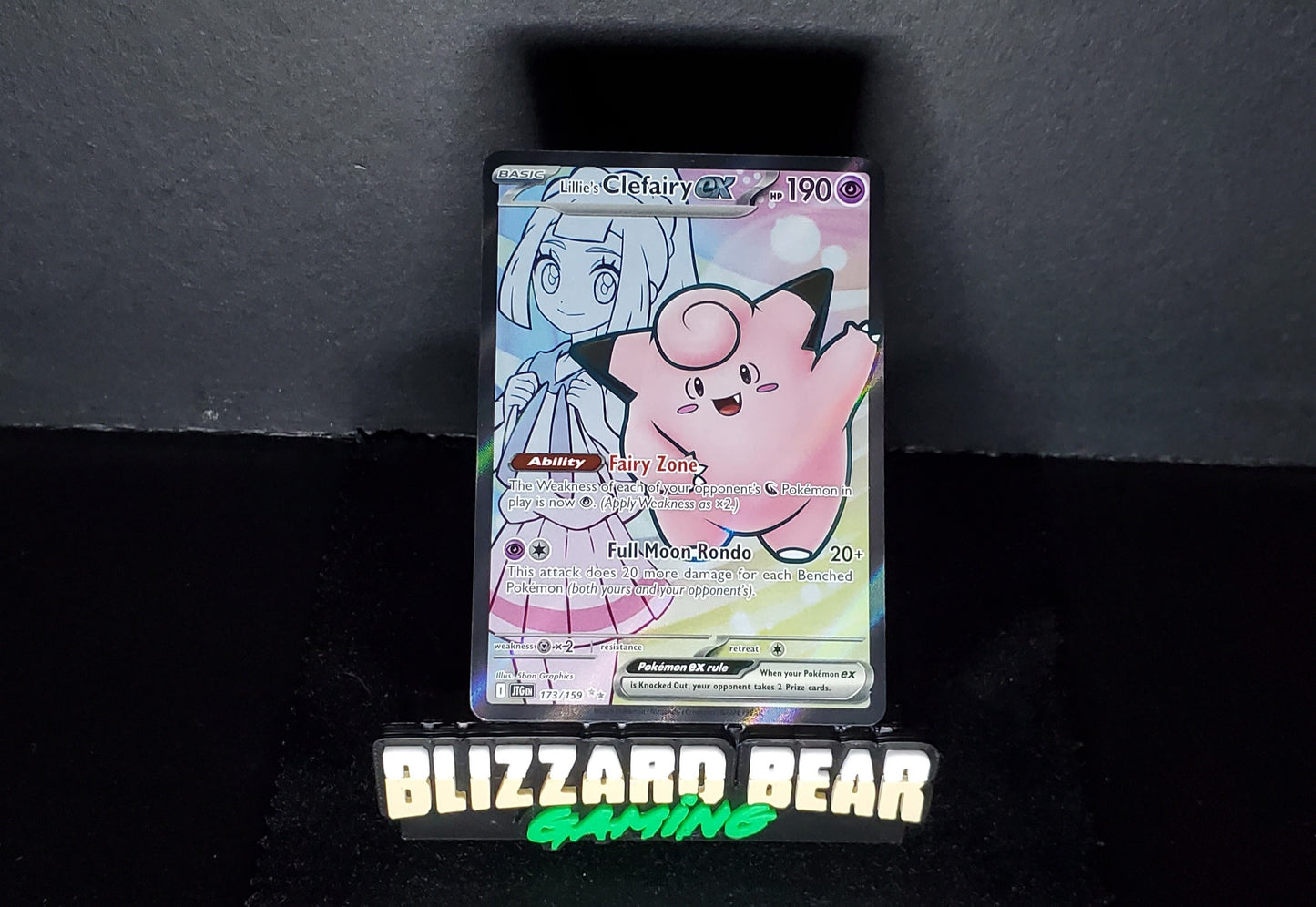 Pokemon Lillie's Clefairy ex Ultra Rare - Journey Together #173 NM