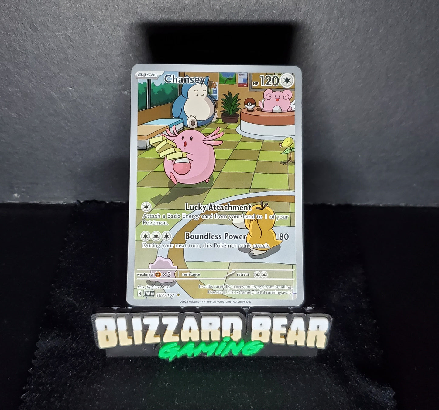 Pokemon Chansey Illustration Rare (IR) - Twilight Masquerade #187 NM