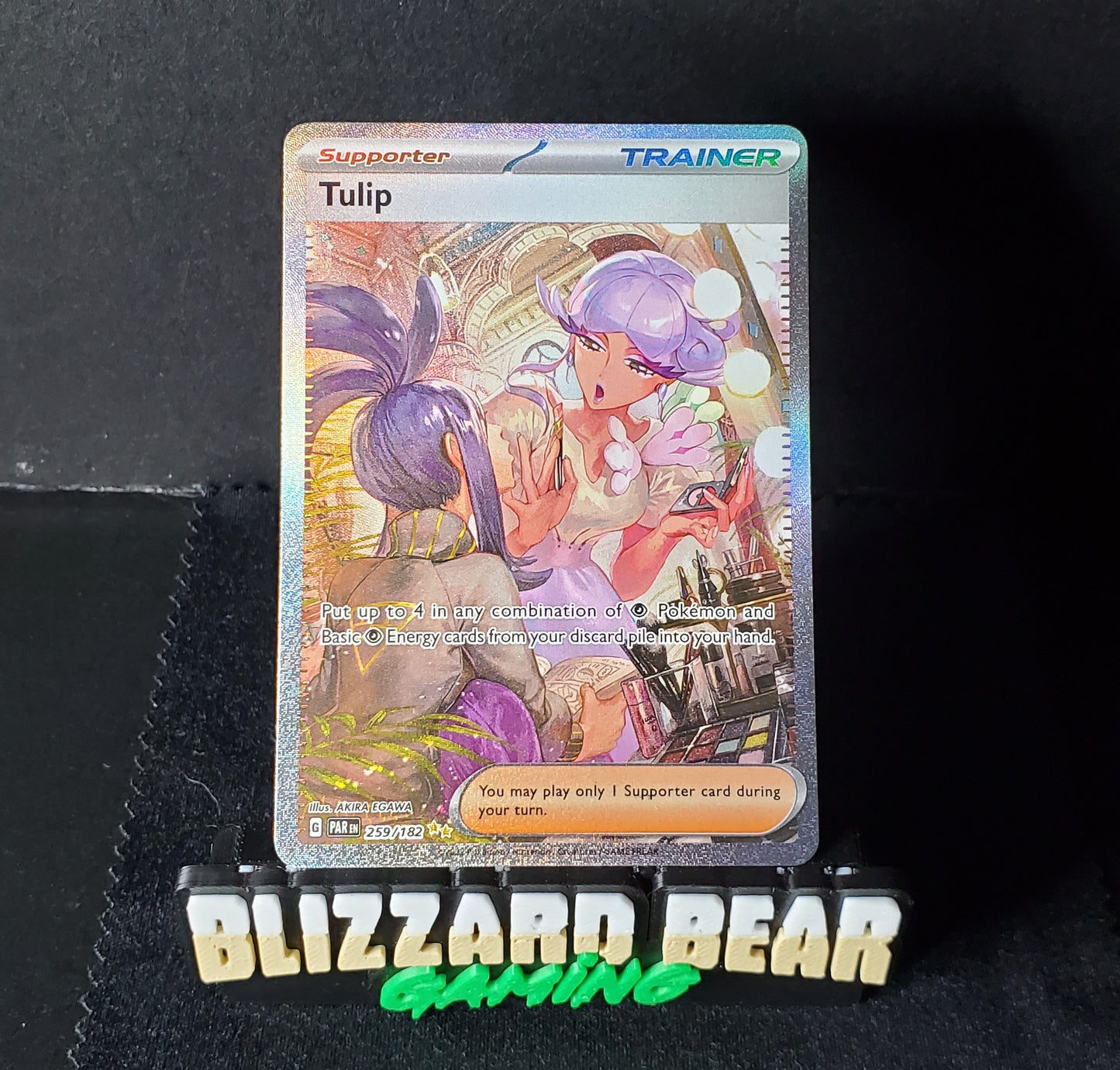 Pokemon Tulip Special Illustration Rare (SIR) - Paradox Rift #259 NM