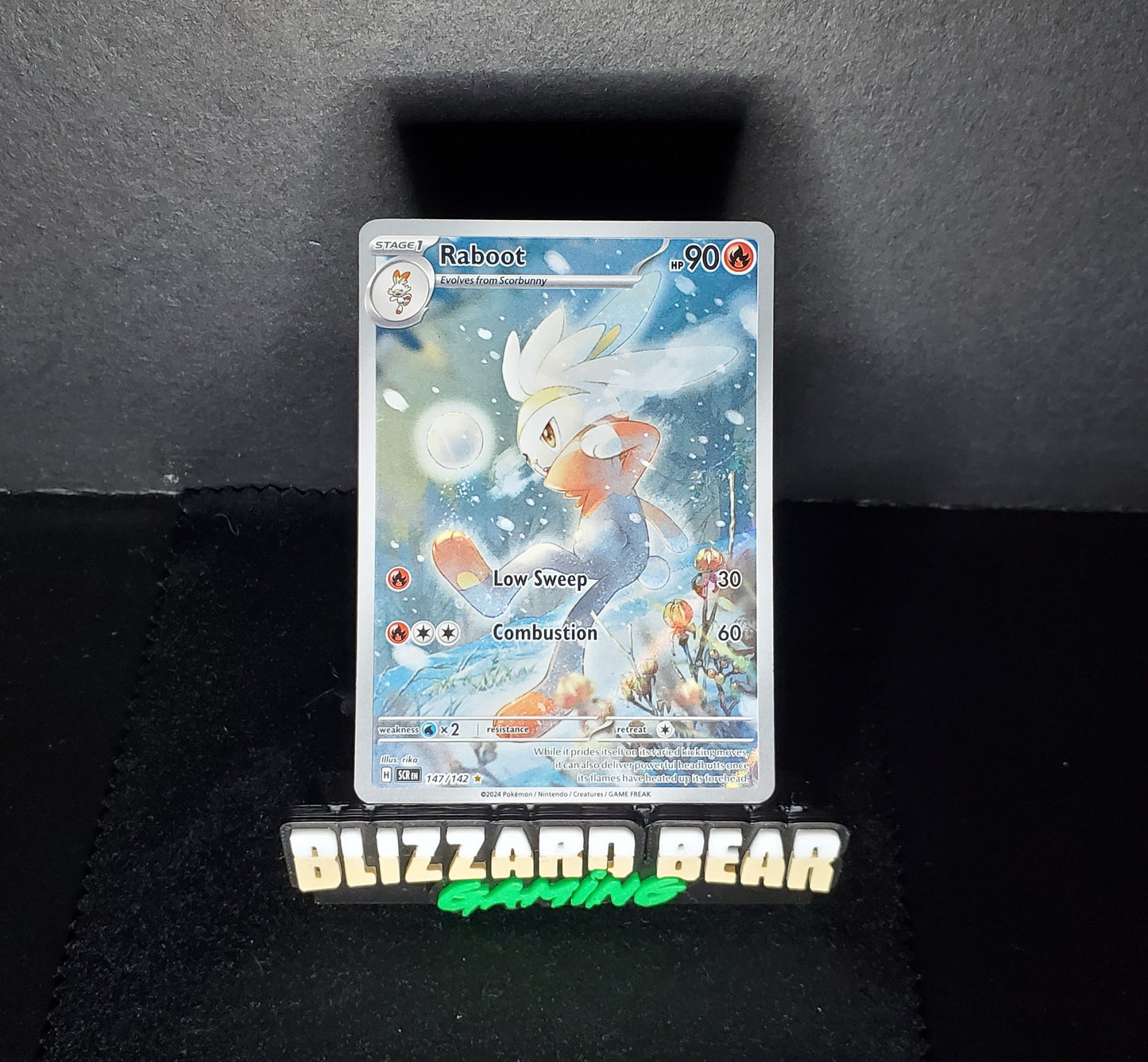 Pokemon Raboot - Illustration Rare (IR) - SV07: Stellar Crown #147/142 NM