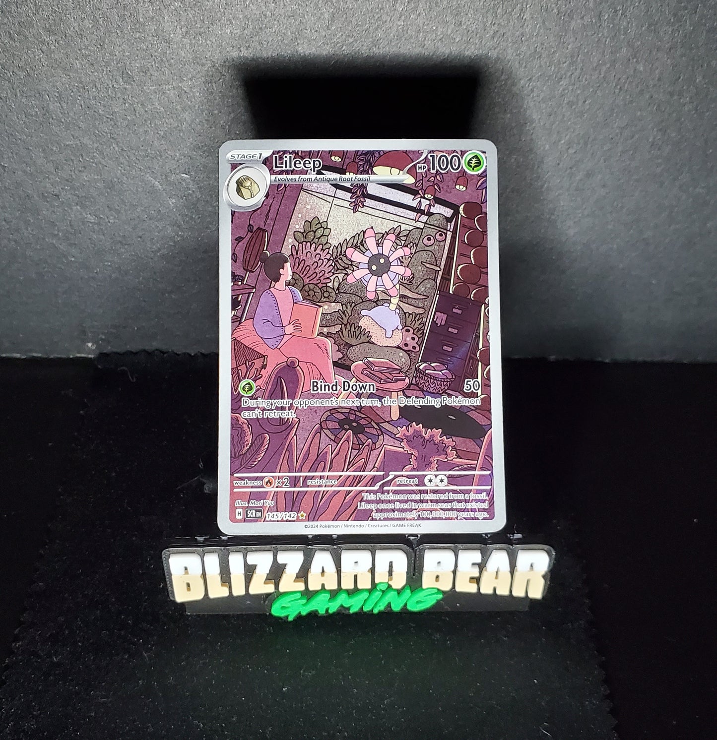 Pokemon Lileep - Illustration Rare (IR) - SV07: Stellar Crown #145/142 NM
