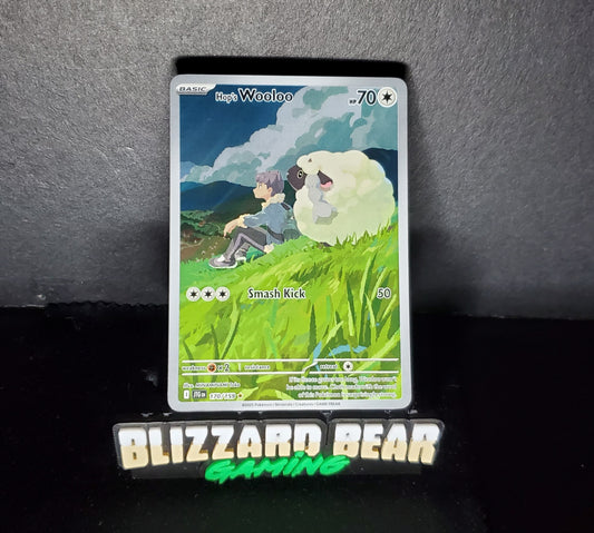Pokemon Hop's Wooloo - Illustration Rare (IR) - SV09: Journey Together #170/159 NM