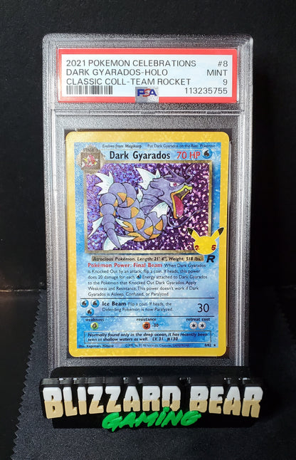Pokemon TCG 2024 Dark Gyarados #8 - Celebrations Classic Collection - Holo Rare - PSA 9 MINT