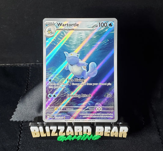 Pokemon Wartortle Illustration Rare (IR) - Scarlet & Violet 151 #171 NM