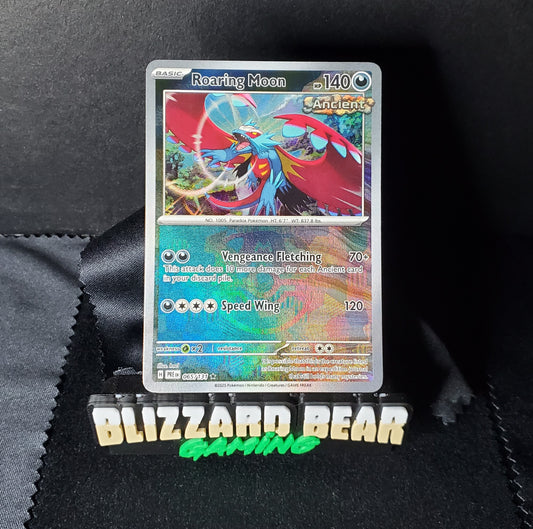 Pokemon Roaring Moon Master Ball Pattern - Prismatic Evolutions #065 NM