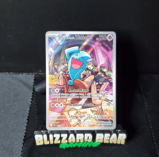 Pokemon Team Rocket's Wobbuffet - Black Star Promo #203 NM