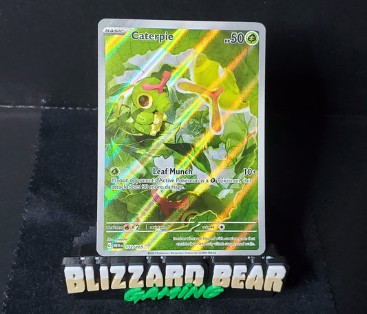 Pokemon Caterpie Illustration Rare (IR) - Scarlet & Violet 151 #172 NM