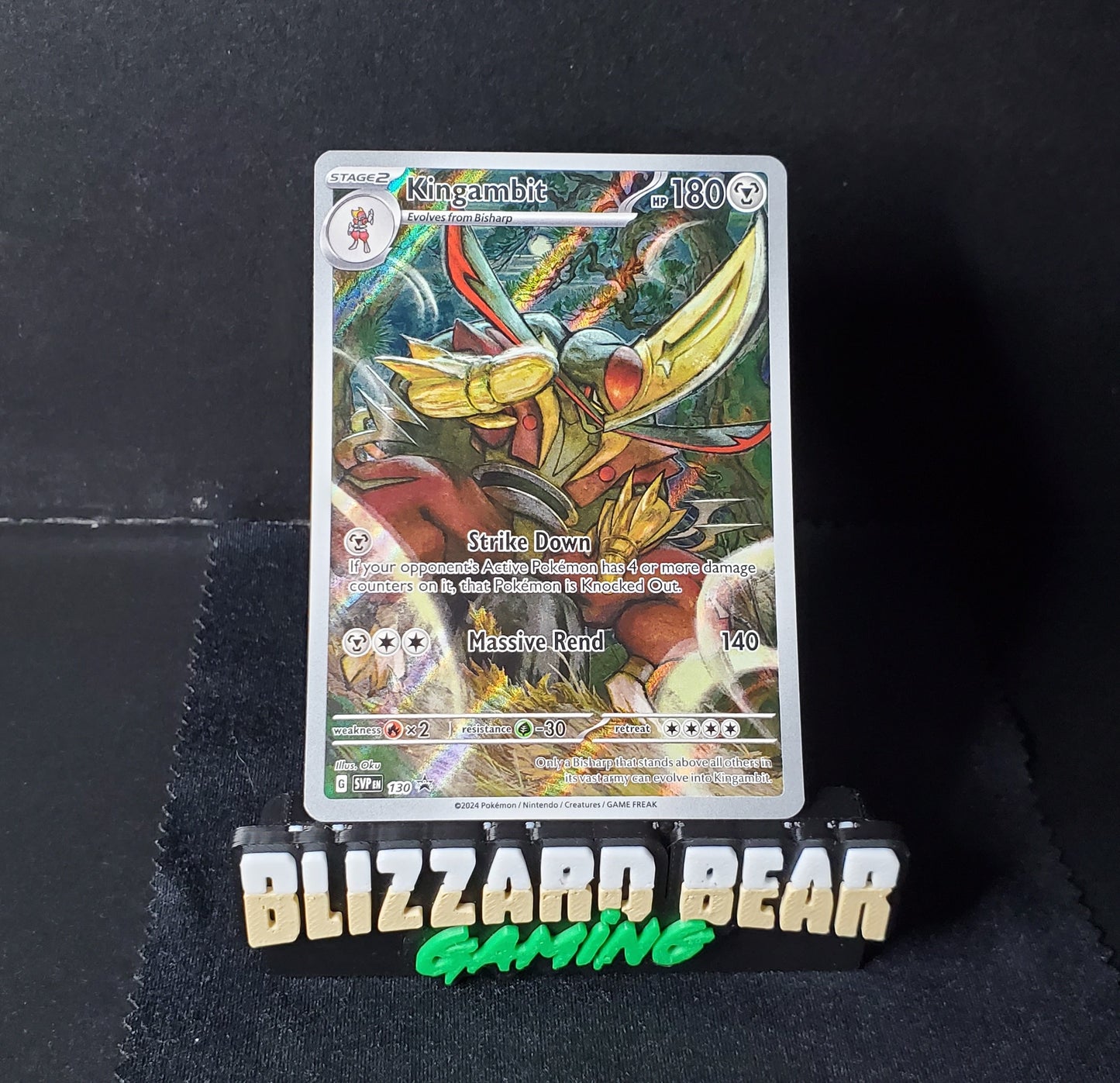 Pokemon Kingambit Promo - SV Black Star Promos #130 NM