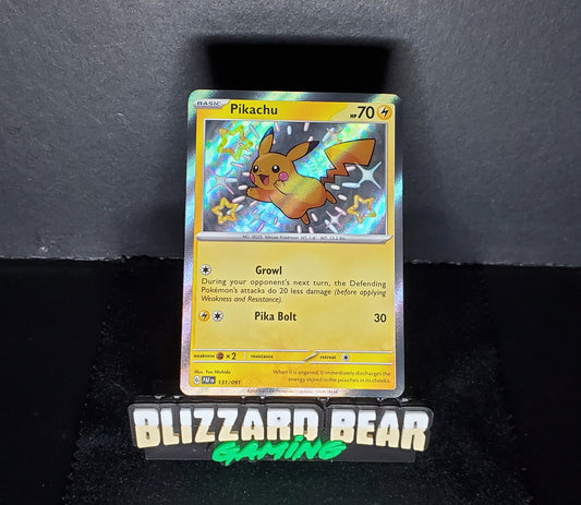 Pokemon Pikachu Shiny Rare - Paldean Fates #131 NM