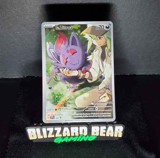 Pokemon N's Zorua Pokemon Center Promo - SV Black Star Promos #189 NM