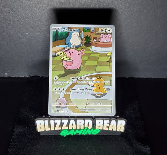 Pokemon Chansey Illustration Rare (IR) - Twilight Masquerade #187 NM