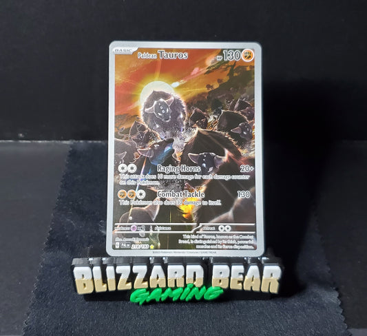 Pokemon Paldean Tauros Illustration Rare (IR) - Paldea Evolved #218 NM