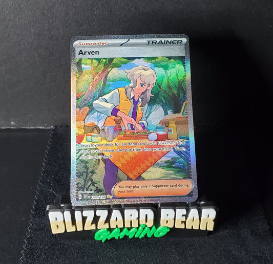 Pokemon Arven (Alternate Art) Illustration Rare (IR) - Scarlet & Violet #249 NM