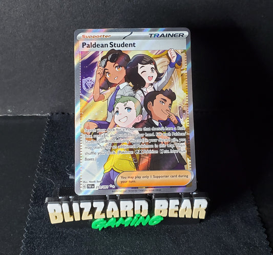 Pokemon Paldean Student Ultra Rare - Paldean Fates #231 NM