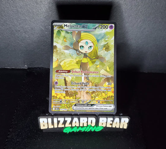 Pokemon Meloetta ex - Special Illustration Rare (IR) - SV: Black Bolt #167/086 NM