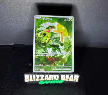 Pokemon Caterpie - Illustration Rare (IR) - SV: Scarlet & Violet 151 #172/165 NM