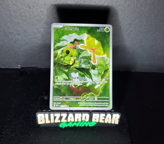 Pokemon Caterpie - Illustration Rare (IR) - SV: Scarlet & Violet 151 #172/165 NM