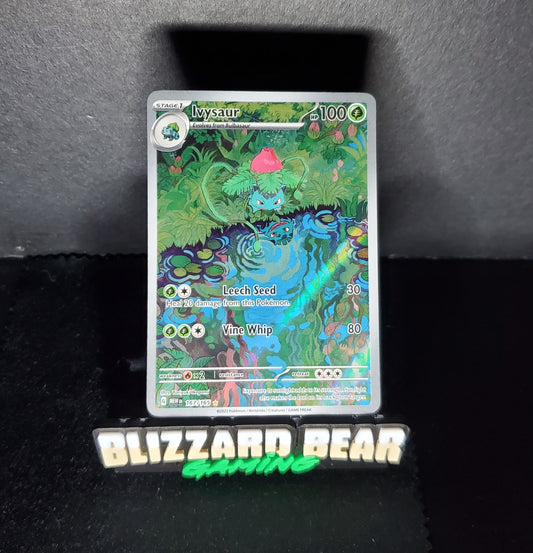 Pokemon Ivysaur - Illustration Rare (IR) - SV: Scarlet & Violet 151 #167/165 NM