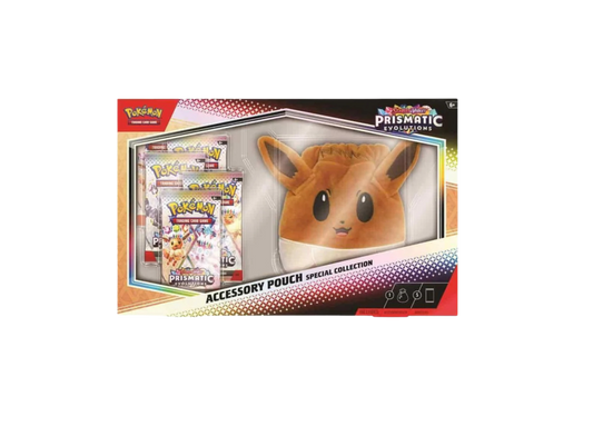 Pokemon Prismatic Evolutions Accessory Pouch Special Collection
