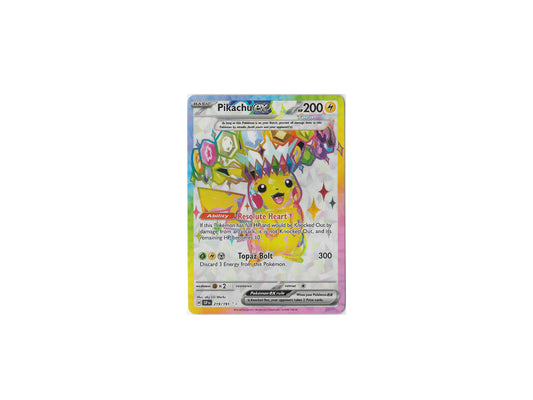 Pokemon Pikachu ex - SV08: Surging Sparks 219/191 Ultra Rare NM